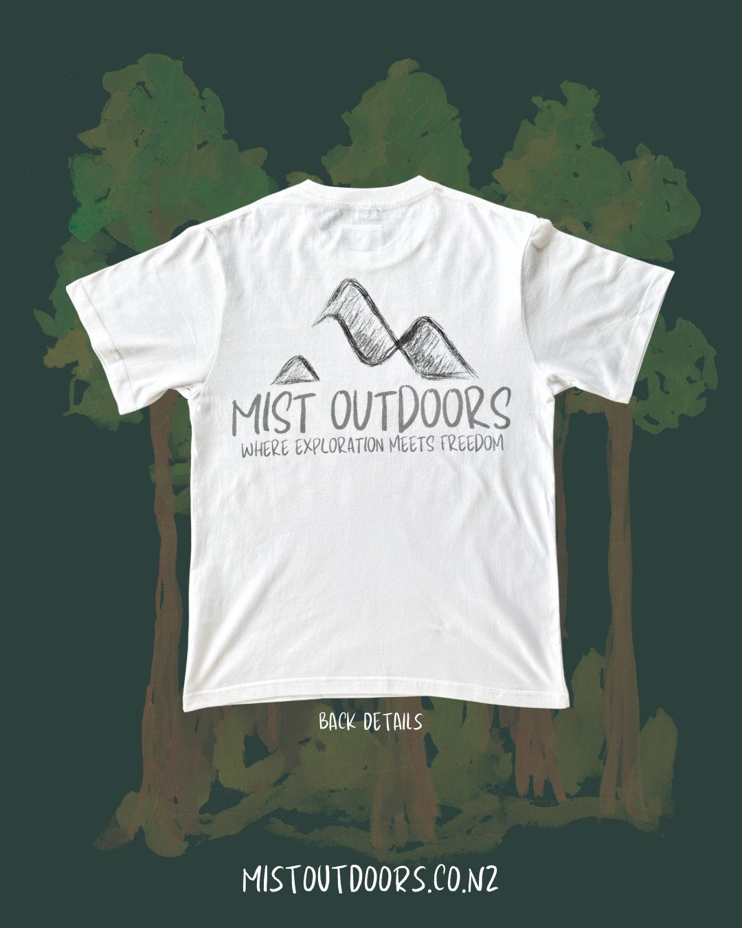 Mist Outdoors Sketch T-shirt