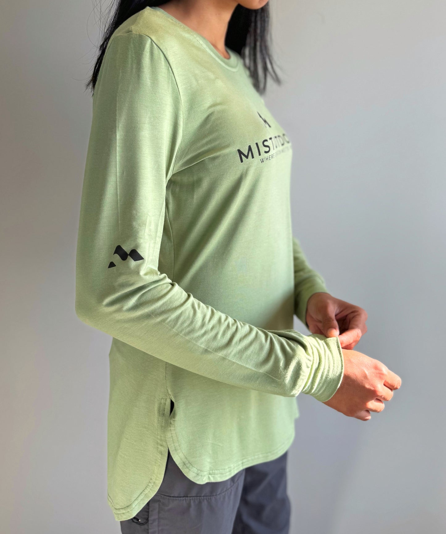 Mist Bamboo Long Sleeves UPF50+ Womens Cut