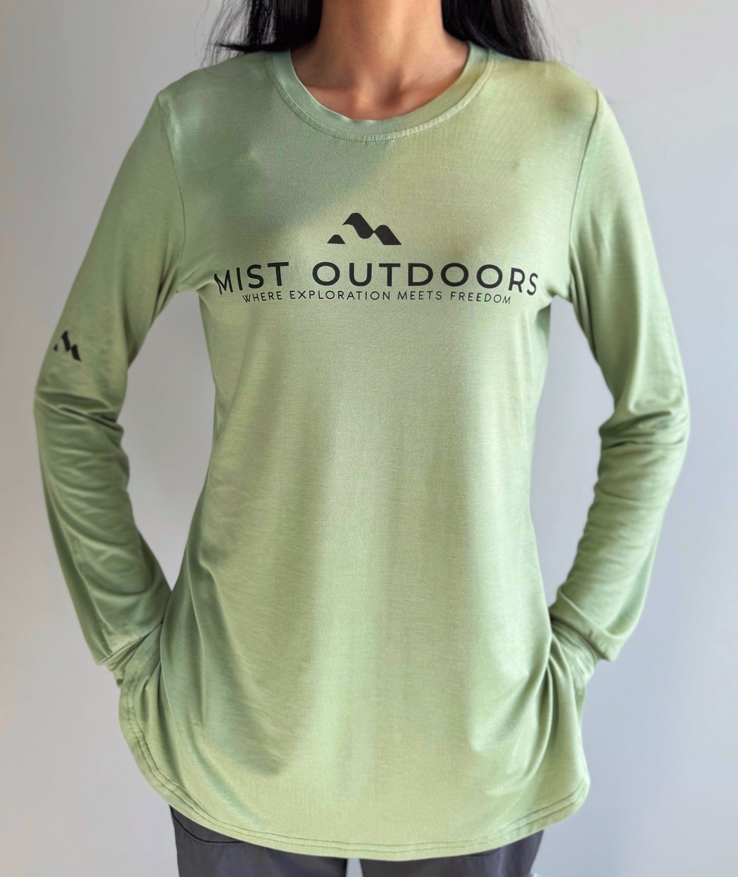Mist Bamboo Long Sleeves UPF50+ Womens Cut